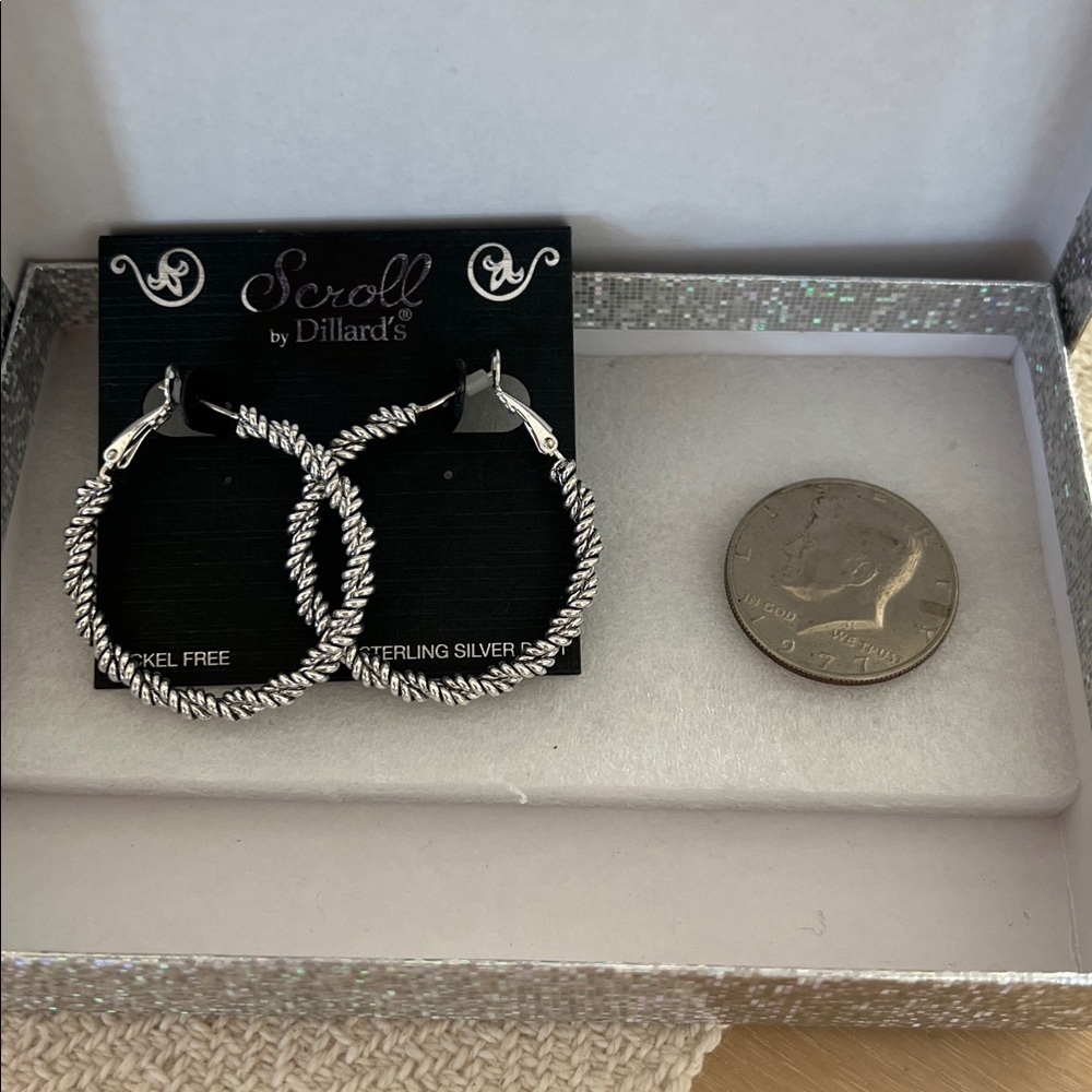 Fashion Jewelry Roped Hoops - Picture 3 of 3